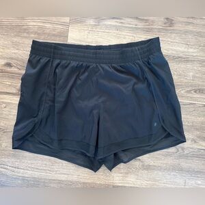 NWOT ATHLETA Mesh Racer Run Short 4" Women’s Size 2x Black gym active wear
